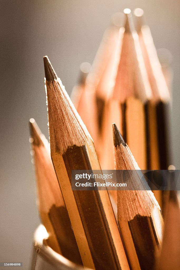 Pencils macro