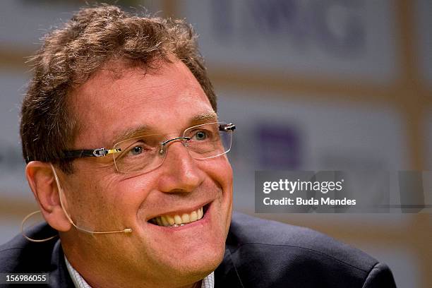 Secretary general Jerome Valcke after the opening of the Soccerex football convention, in Rio de Janeiro, Brazil, on November 26, 2012. Soccerex...