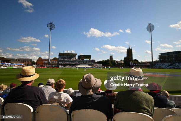 General view of play during Day One of the LV= Insurance County Championship Division 1 match between Somerset and Surrey at The Cooper Associates...