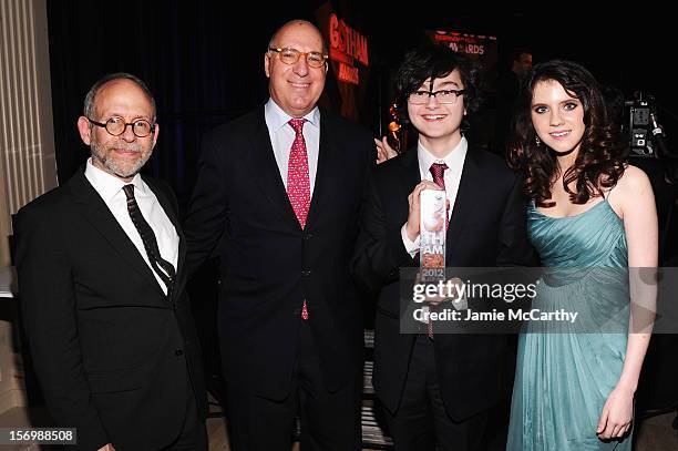 Bob Balaban, Steven Rales, Jared Gilman, and Kara Hayward attend the 22nd Annual Gotham Independent Film Awards at Cipriani Wall Street on November...