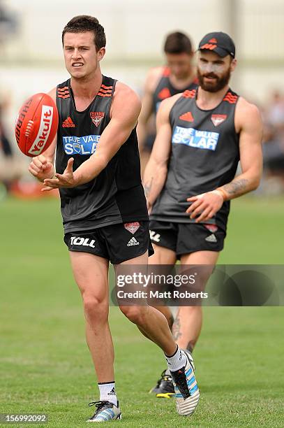 Jackson Merrett 88 Essendon Bombers Gold Coast Training Camp Stock Photos, High-Res ...