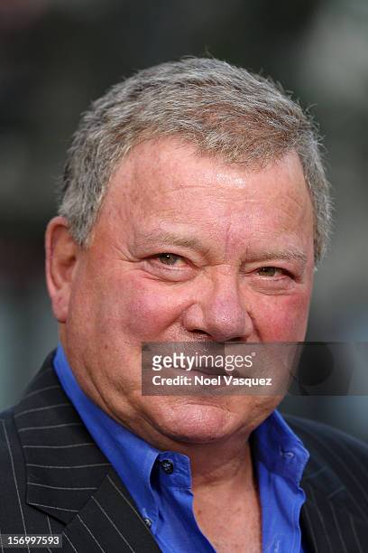 William Shatner visits "Extra" at The Grove on November 26, 2012 in Los Angeles, California.