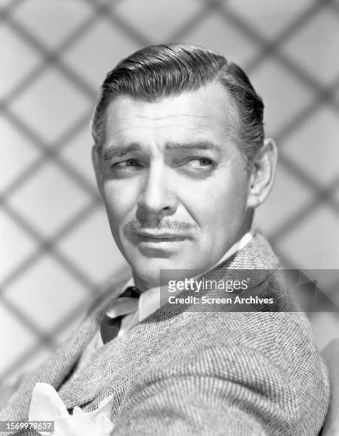 Clark Gable Studio Portrait for the 1946 film 'Adventure'.