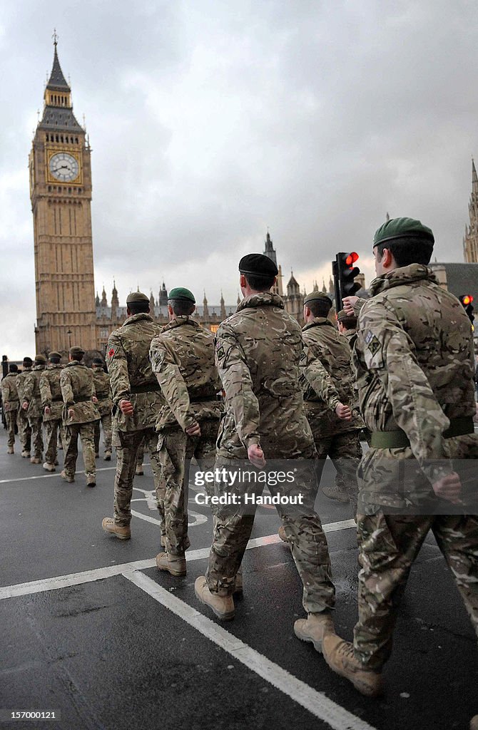 12th Mechanized Brigade Homecoming Parade In London