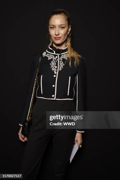 Beatrice Borromeo in front row at Christian Dior RTW Spring 2023 photographed on September 27, 2022 in Paris, France.