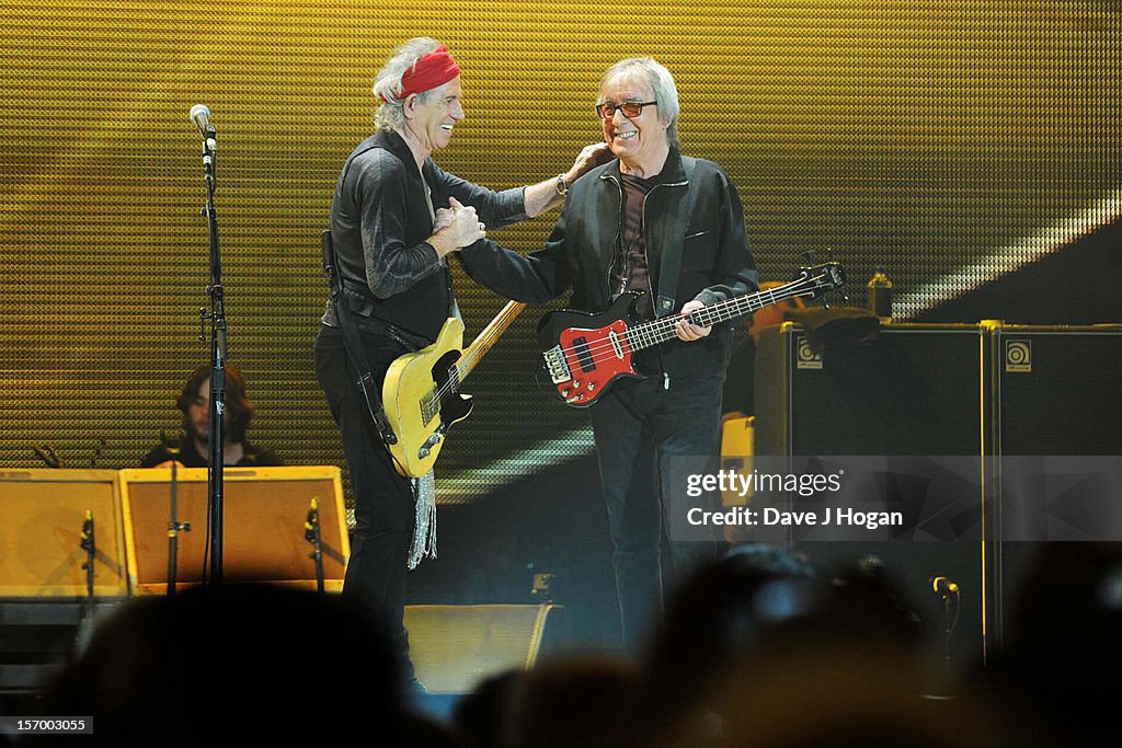 The Rolling Stones 50th Anniversary Concert At The 02 Arena