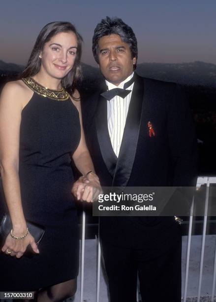 Actor Erik Estrada and fiance Nanette Mirkovich attend the Multicultural Motion Picture Association's Second Annual Diversity Awards on September 20,...