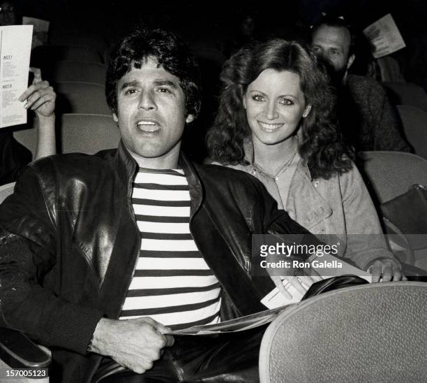 Actor Erik Estrada and Barbara Horan attend "The Night of at Least a Dozen Stars" Benefit on April 27, 1981 at the Wilshire Ebell Theater in Beverly...