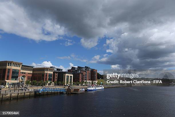 General view of the city of Newcastle upon Tyne as part of the London 2012 Olympic Games on July 30, 2012 in Newcastle upon Tyne, England.