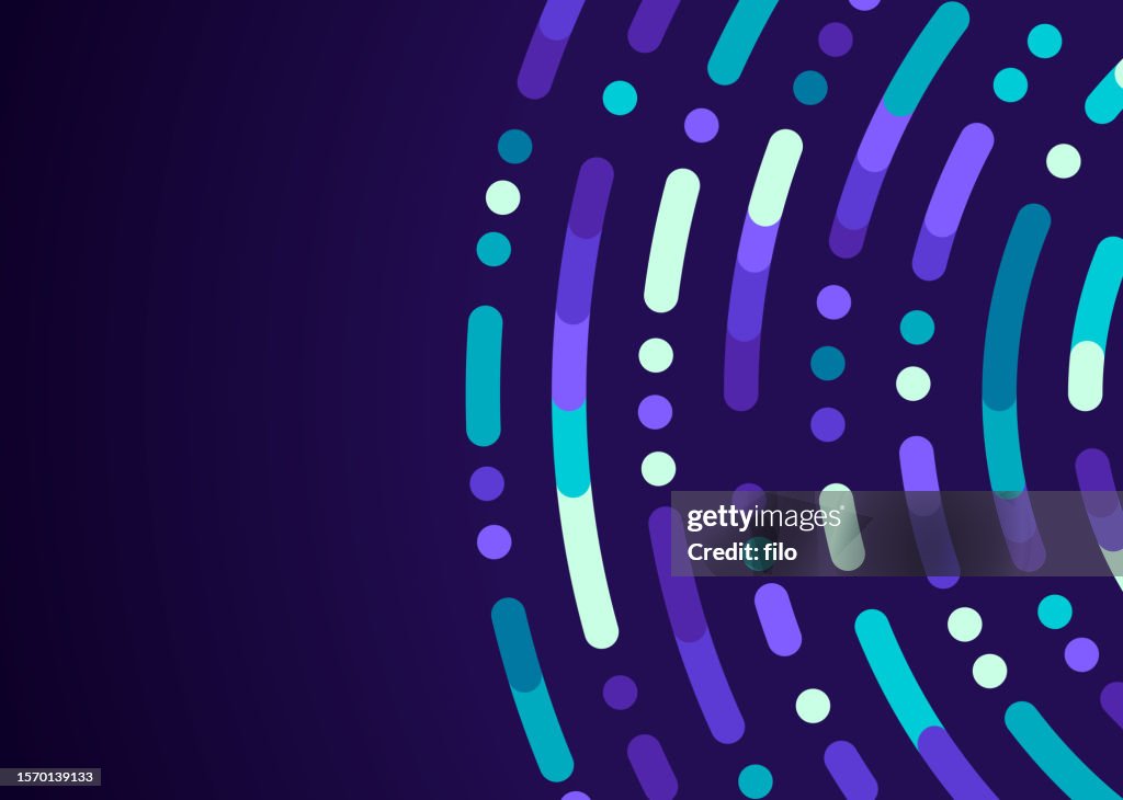 Circle Curve Abstract Lines Modern Background