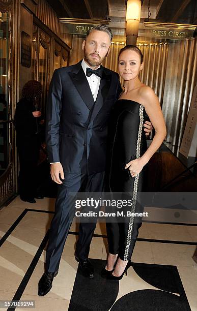 Alasdhair Willis and Stella McCartney attend a drinks reception at the British Fashion Awards 2012 at The Savoy Hotel on November 27, 2012 in London,...