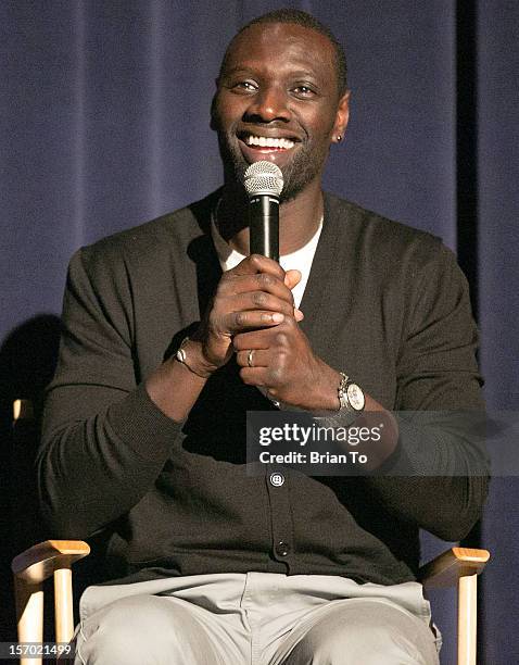 Actor Omar Sy, winner of 2012 Cesar Award for Best Actor for "The Intouchables", attends "The Intouchables" special screening at Harmony Gold Theatre...