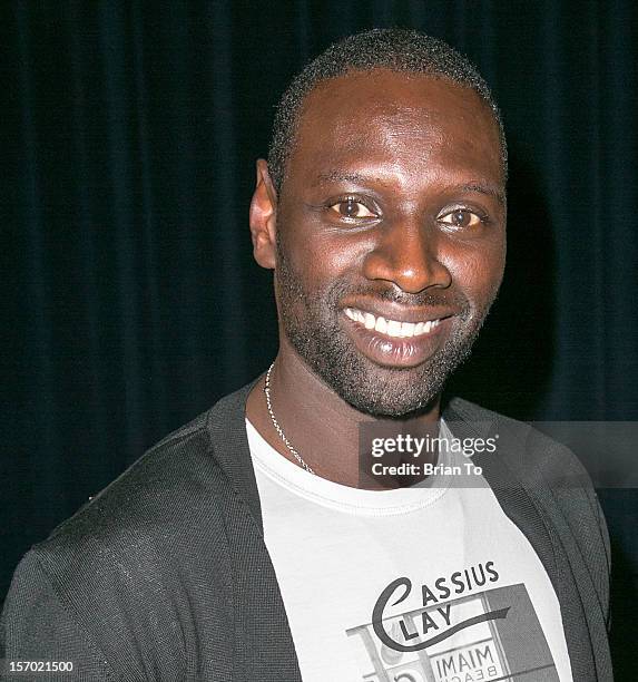 Actor Omar Sy, winner of 2012 Cesar Award for Best Actor for "The Intouchables", attends "The Intouchables" special screening at Harmony Gold Theatre...