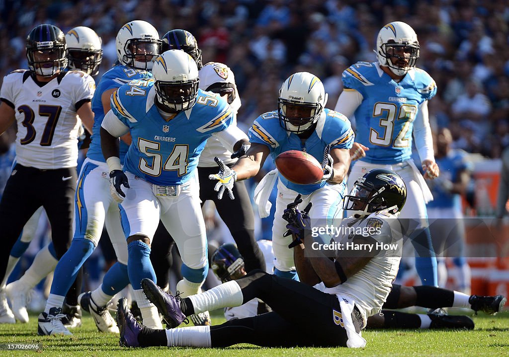 Baltimore Ravens v San Diego Chargers