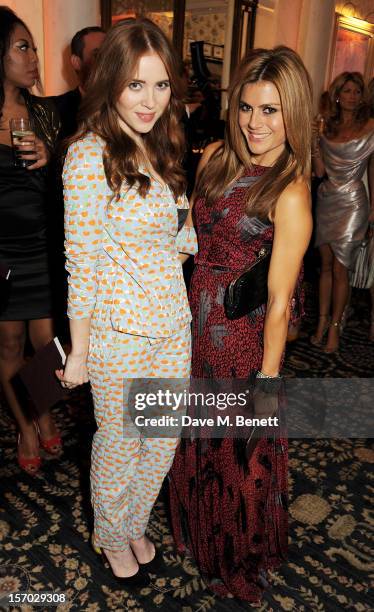 Zoe Hardman attends a drinks reception at the British Fashion Awards 2012 at The Savoy Hotel on November 27, 2012 in London, England.