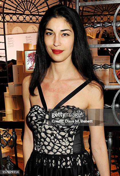 Caroline Issa attends a drinks reception at the British Fashion Awards 2012 at The Savoy Hotel on November 27, 2012 in London, England.