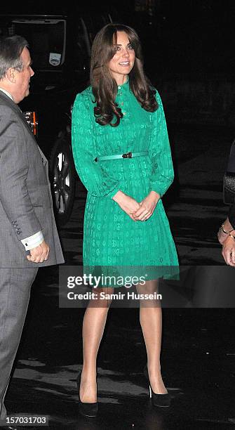 Catherine, Duchess of Cambridge attends the official opening of The Natural History Museums's Treasures Gallery at Natural History Museum on November...