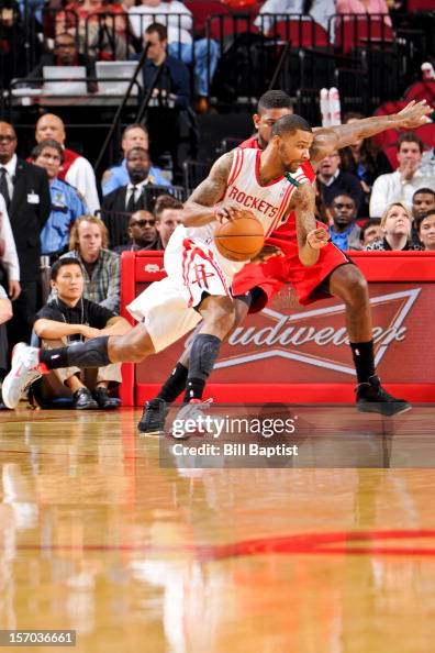 Houston Rockets Marcus Marcus Morris of the Houston Rockets drives against the Toronto... News ...
