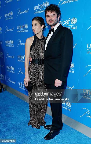 Domatilla Dotti and Luca Dotti attend UNICEF Snowflake Ball 2012 at Cipriani 42nd Street on November 27, 2012 in New York City.