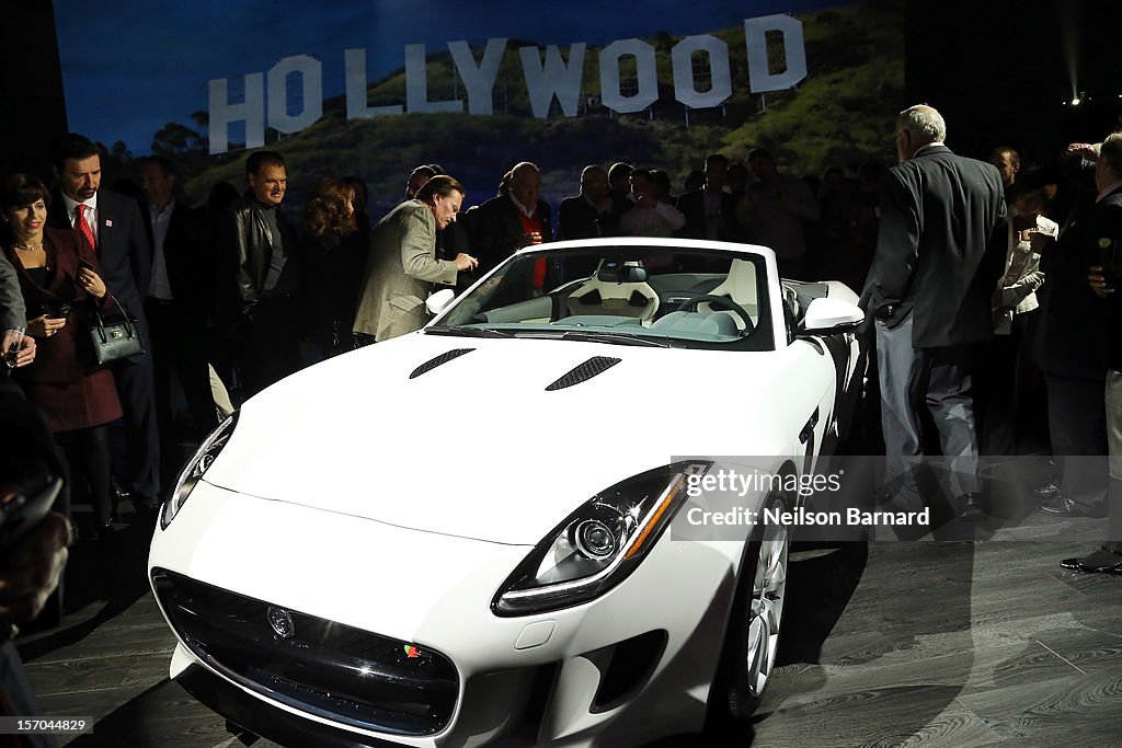 Jaguar Land Rover Host Special VIP Preview To Reveal The F-TYPE And All-New Range Rover At Paramount Studios