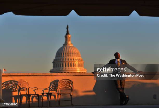 Jean Kabre watches the development of D.C. From the rooftop of the building where he works as a concierge and event planner at 101 Constitution...