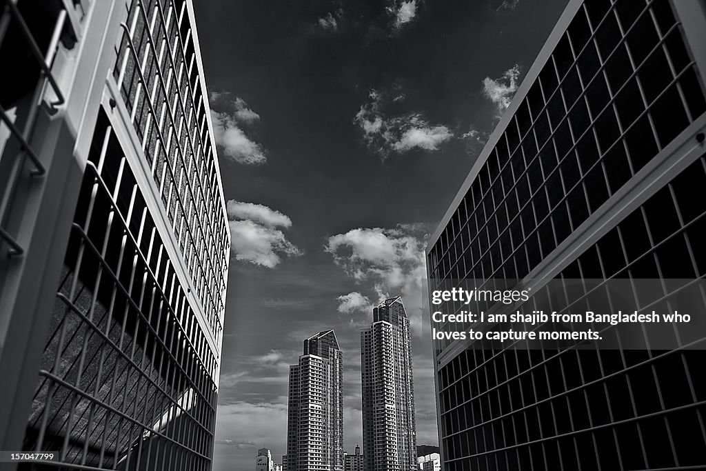 Buildings in city