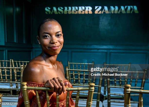Sasheer Zamata at the Sasheer Zamata "The First Woman" Special Release Party held at Tenants of the Trees on August 1, 2023 in Los Angeles,...