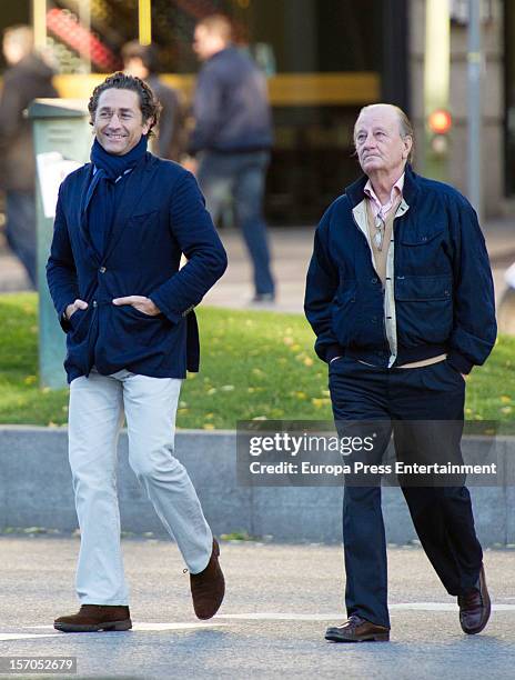 Alvaro Fuster is seen going to the Civil Register on November 2, 2012 in Madrid, Spain.