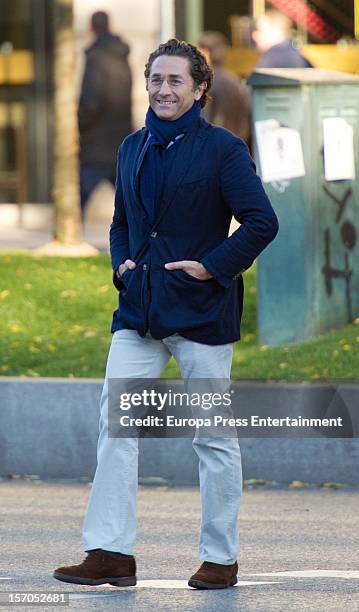 Alvaro Fuster is seen going to the Civil Register on November 2, 2012 in Madrid, Spain.