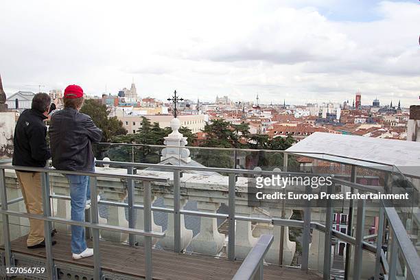Robert Redford is seen visiting Almudena Cathedral on November 27, 2012 in Madrid, Spain.