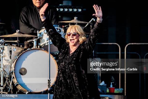 Soozie Tyrell of The E Street Band performs for Bruce Springsteen at Autodromo Nazionale Monza on July 25, 2023 in Monza, Italy.