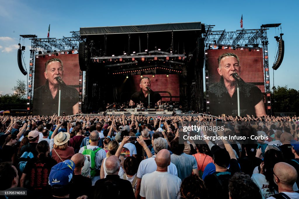 Bruce Springsteen Performs In Monza