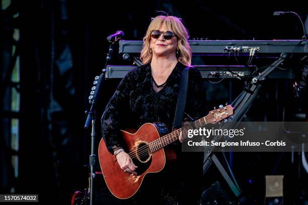 Soozie Tyrell of The E Street Band performs for Bruce Springsteen at Autodromo Nazionale Monza on July 25, 2023 in Monza, Italy.