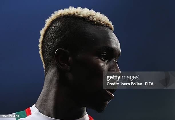 Pape Souare of Senegal is seen during the Men's Football first round Group A Match of the London 2012 Olympic Games between Great Britain and...