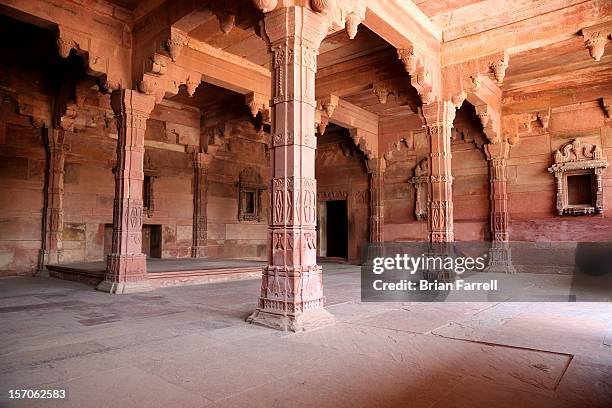 indian architecture - fatehpur sikri imagens e fotografias de stock