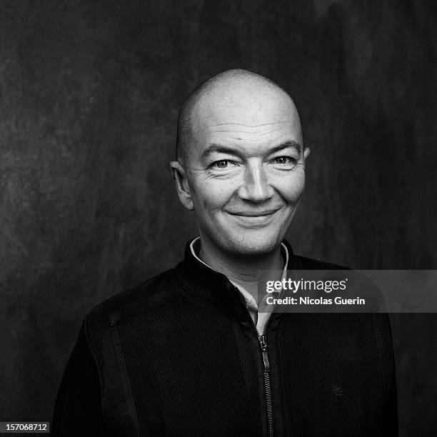 Director Samuel Collardey is photographed for Positif on November 12, 2012 in Paris, France.