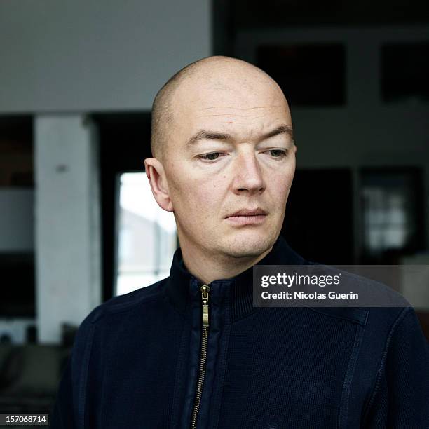 Director Samuel Collardey is photographed for Positif on November 12, 2012 in Paris, France.