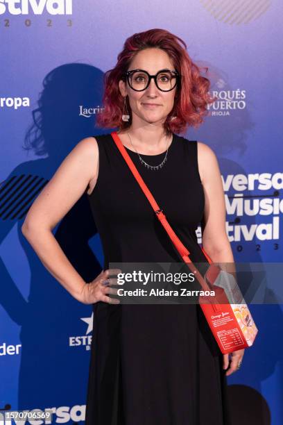 Comedian Ana Morgade attends the Rufus Wainwright concert at Teatro Real on July 25, 2023 in Madrid, Spain.