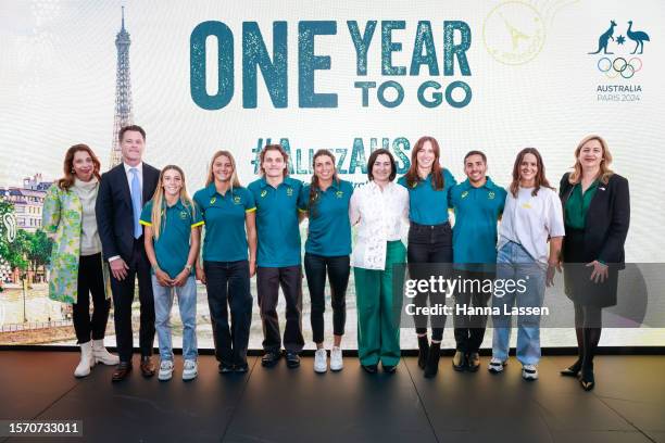 Anika Wells, Chris Minns, Chloe Covell, Molly Picklum, Cassiel Rousseau, Jess Fox, Anna Meares, Lucy Stephan, Maurice Longbottom and Rachael Gunn and...