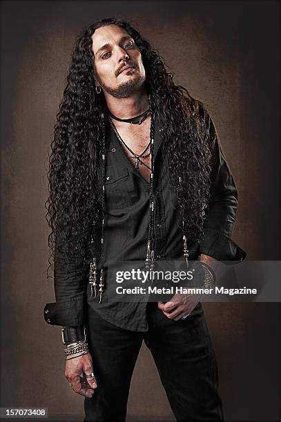 Theart, vocalist of heavy metal band I AM I and former vocalist of power metal band DragonForce. Photographed during a portrait shoot for Metal...