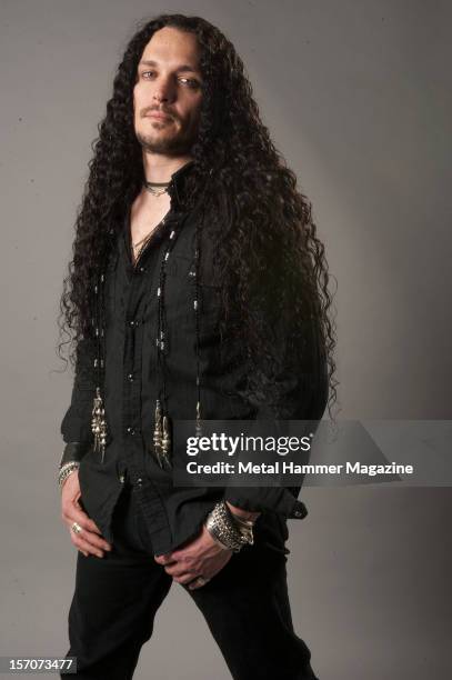 Theart, vocalist of heavy metal band I AM I and former vocalist of power metal band DragonForce. Photographed during a portrait shoot for Metal...