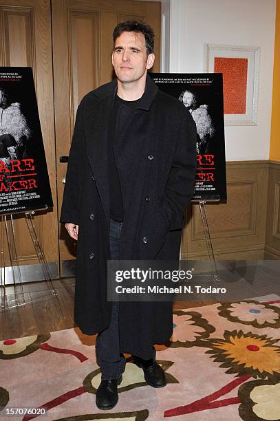 Matt Dillon attends the "Beware of Mr. Baker" screening at the Crosby Street Hotel on November 27, 2012 in New York City.