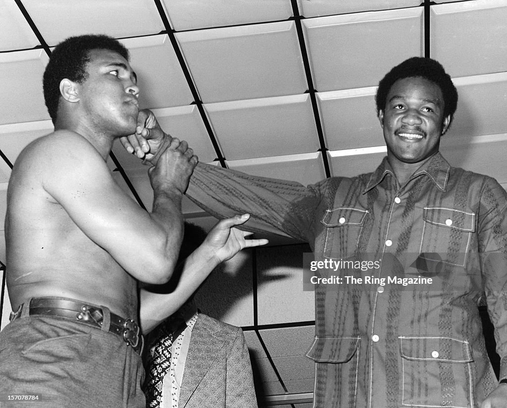 Muhammad Ali and George Foreman Press Conference