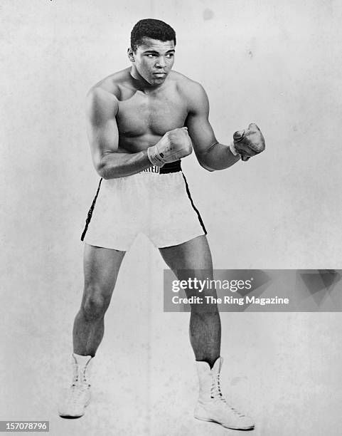Cassius Clay poses for a Portrait.