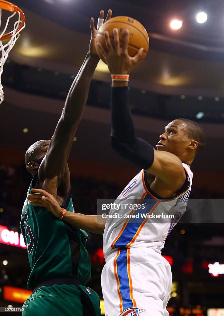 Oklahoma City Thunder v Boston Celtics