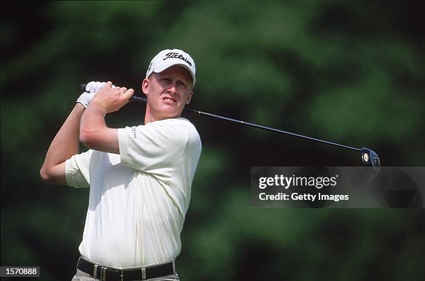 Chris Gane of in action during the Charles Church European Challenge Tour Championship held at the Bowood Golf and Country Club in Wiltshire,...