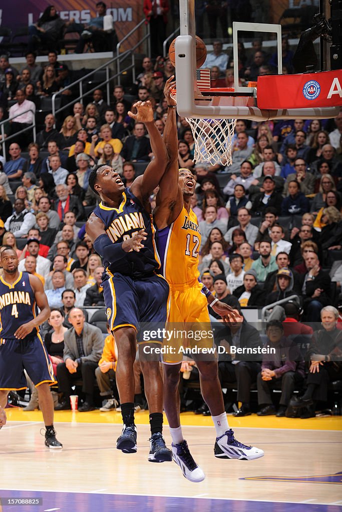 Indiana Pacers v Los Angeles Lakers