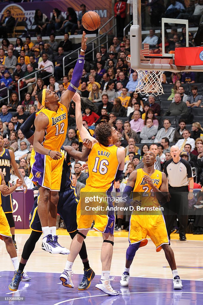 Indiana Pacers v Los Angeles Lakers