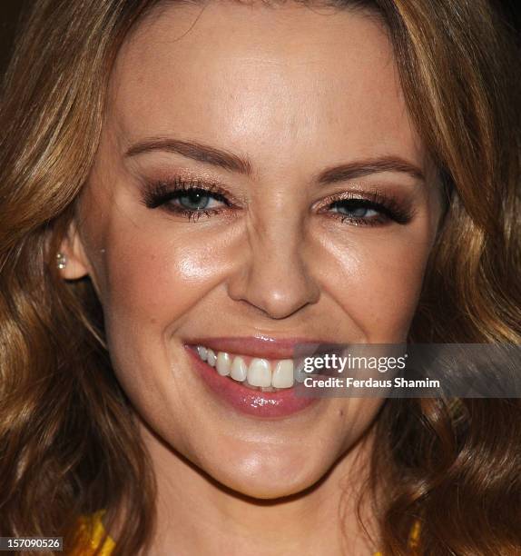 Kylie Minogue attends a photocall to launch her new book 'Kylie/Fashion' at Harrods on November 28, 2012 in London, England.