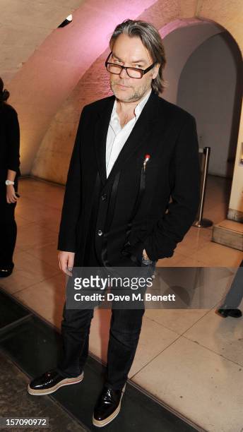 David Downton attends a private view of 'Valentino: Master Of Couture', exhibiting from November 29th, 2012 - March 3 at Somerset House on November...